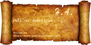Hász Adelina névjegykártya